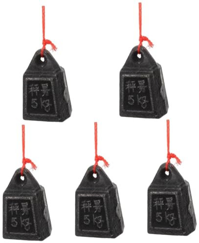 JECOMPRIS 5st Gewichte Aus Gusseisen Gewichtswaage Der Chinesischen Gewicht Der Medizinwaage Geringes Waagengewicht Ersatz-kalibriergewicht Retro Kleines Gewicht Kalibriergewichte