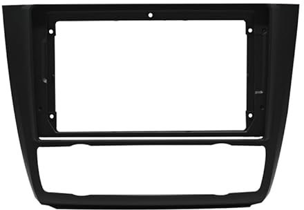 Auto-Audio-Rahmen 9 Autoradio-Blende/Passend for BMW 1er-Reihe E81 E82 E87 E88 2004-2012 Video-Panel-Player Audio Dash 2-Din-Rahmen Armaturenbrett-Montagesatz Autoradio Radioblende Doppel,Autoradio