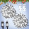 litren (2 Stück) 31M 210LEDs Lichterkette Innen mit Stecker Kaltweiß Lichterkette Weihnachtsbaum Außen Weihnachten Beleuchtung mit Fernbedienung, Timer, 8 Modi, IP65 Wasserdicht Weihnachtsdeko Außen
