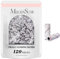 MelodySusie 120 Pieces Nail Drill Bits Small Sanding Bands for 3.1mm Mandrel Bit 240 Extremely Fine Grit Nail File for Acrylic Nails Gel Manicure and Pedicure Zebra (Sanding Bands Only)