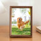 Ayoiow Photo Frames 15x10 cm Walnuss Mdf Bilderrahmen für Hochzeiten Bilderrahmen Tisch