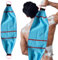 GGUFAY Arena Gruesa Estropajo Exfoliante de Espalda para la Ducha, Arnés Exfoliante de Fibre, Toalla Exfoliante de Espalda de Doble Cara con Asas, para Limpieza Profunda(Azul)