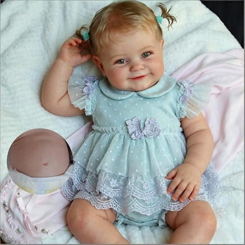 Anano Reborn Baby Dolls Full Body-20 Inch Realistic Baby Doll Girl, Lifelike Babys Doll Anatomically Correct Newborn Girl, Real Life Babys Full Body Reborn Dolls With Accessories