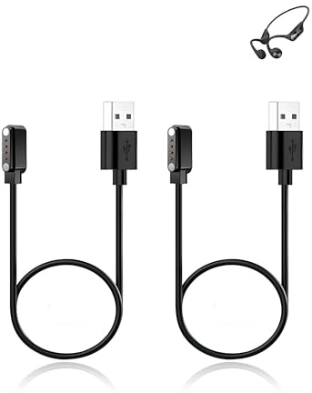 (2 Stück) Ladekabel für BEARTAIN Kopfhörer Schwimmen, yystao Stabiles magnetisches USB Ladekabel kompatibel mit BEARTAIN A9