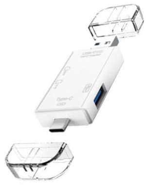 Lecteur de cartes microSD SDTF SDXCs pour smartphones, tablettes, ordinateurs portables