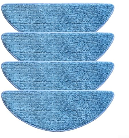 Paños lavables para fregona Cecotec para Conga M50 y M50 para aspiradoras X-Treme que soportan mopas húmedas y secas (paquete de 4)