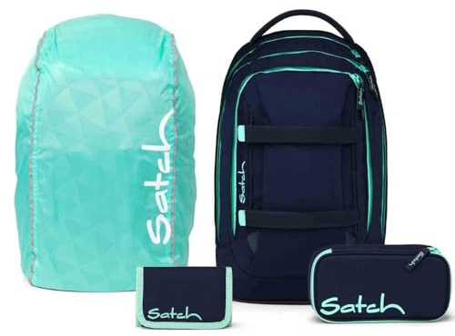 Satch Pack Streetwalk Edition Schulrucksack Set 4tlg. (Ocean Mint)