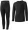 Löffler 10758 Kinder Set Lang Transtex Warm, schwarz, 128
