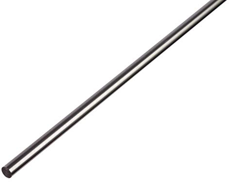 Alberts 485511 Profilé Rond Plein-Acier Inoxydable, 1000 x 8 mm