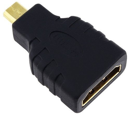 DragonTrading® - Adattatore ad alta velocità da micro HDMI tipo D a HDMI tipo A per collegare fotocamere Sony DSC-RX100M2 a TV, HDTV, LCD, plasma, monitor con porta HDMI, supporta 3D, 4K, 1440p, 1080p