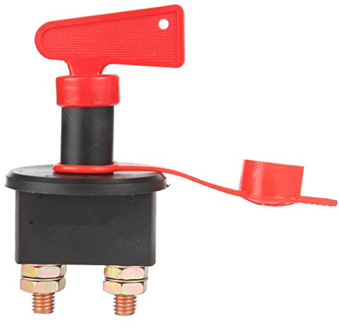 Qiorange Batterieschalter/Hauptschalter/Batterietrennschalter 100-500A incl. 1 Schlüssel (Type C 1 Stück)