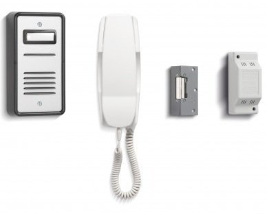 BS01-NEW BELL 901 AUDIO DOOR PHONE INTERCOM WITH ELECTRIC LOCK KIT & POWER SUPPLY