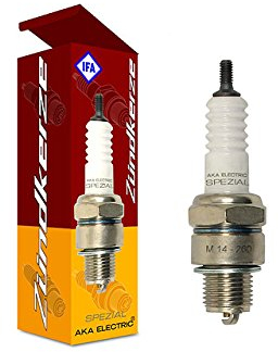 Zündkerze M14-260 Aka Electric* - Spezial - (Kopf geriffelt) passend für ES, ETS, TS, ETZ
