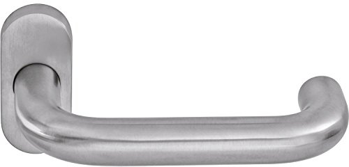 Drückerlochteil PREMIUM 8100 - ohne Rosette, 23,5 mm, silber eloxiert | Türbeschlag dormakaba
