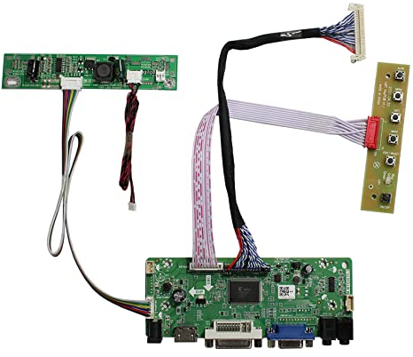VSDISPLAY VGA DVI Audio LCD Controller Board für 54,6 cm 60,5 cm 1920 x 1080 30Pin LCD Bildschirm T215HVN01.0 M215HW03 V1 V2 M215HGE-L23 M215HTN01.1 LM238WF5-SSA1 LM238WF5-SSA1 LM2220x1080 38WF1-S LE3