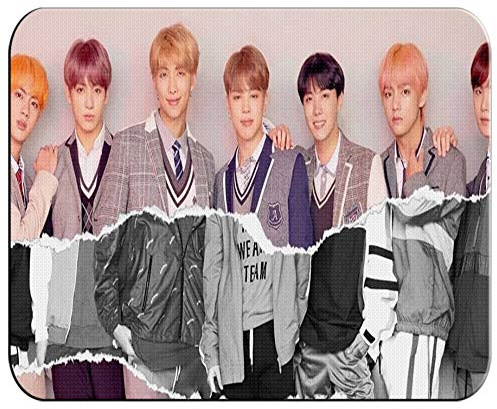 MERCHANDMANIA Alfombrilla PEQUEÑA BTS Korea Fake Love Music Mousepad Raton