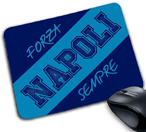 My Cust Tappetino Mouse Pad Personalizzabile Forza Napoli Sempre