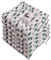 AGDLLYD Stuhlkissen 40x40cm 6er Set,Sitzkissen für Stühle Indoor und Outdoor - Bequeme Stuhlauflage - Steppkissen weich und robust bunt (G)