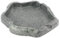 Bol de Reptiles, Roche de résine Poissons de Reptiles pour l'alimentation et l'eau, Ornement pour Animaux de Compagnie d'aquarium, Assiette de Terrarium pour Tortue[Vert foncé S] Nourriture