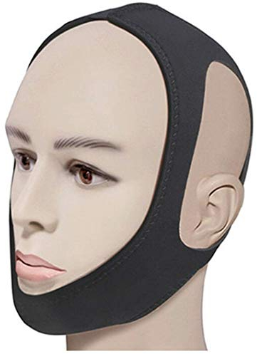 Antischnarchband Schnarchband Hochelastisch Individuell Einstellbar SCHWARZ