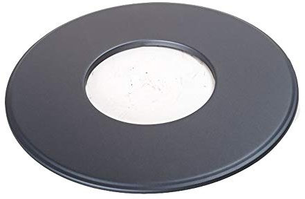 Ofenrohr Wandrosette Schwarz 2mm 150mm Durchmesser 9cm Rand