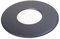 Ofenrohr Wandrosette Schwarz 2mm 150mm Durchmesser 9cm Rand