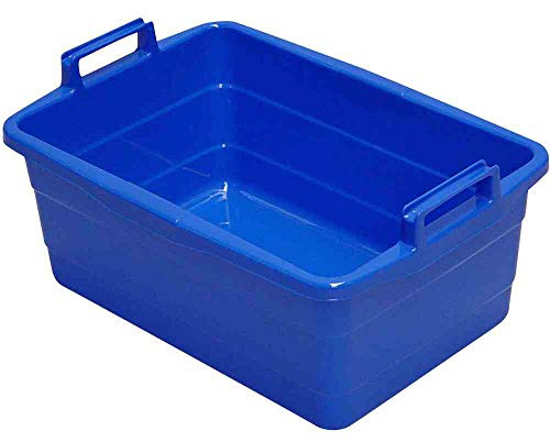 Lockweiler 103-976226 Wäschewanne, eckig, Kunststoff, 62 x 43 x 25 cm, 45 Liter, blau