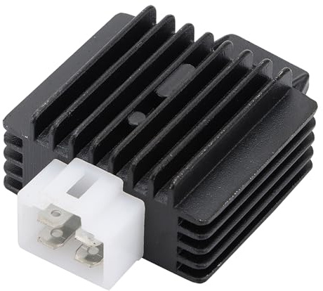 WOOSTAR 4 Broches 12V Redresseur de Régulateur de Tension Remplacement pour GY6 50cc 70cc 90cc 110c 125cc 150cc Chinois ATV 4 Roues Scooter Go Kart