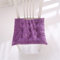 EXQULEG Outdoor Stuhlkissen 40x40cm, 2er Set Sitzkissen mit Bändern für Stuhl, Stuhlauflage Kissen für Esszimmer, Garten, Küche, Büro (Lila)