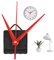 zhibeisai Silent Quartz Clock Mechanism Movement Kit, Shaft Hands Quartz DIY Wall Clock Movement Mechanism, Battery Operated Repair Parts Replacement for Repair Home Restaurant Hotel Office Classroom
