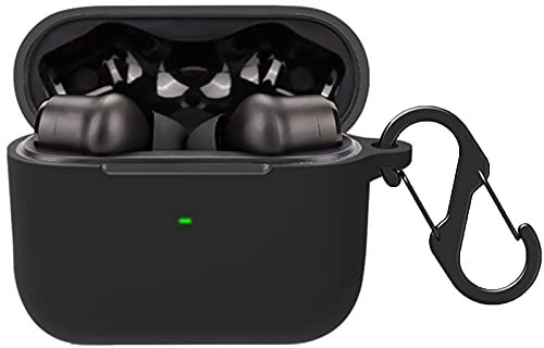 Compatible with Razer Hammerhead True Wireless Pro Case, Lamshaw Protective Soft TPU Case with Keychain Compatible with Razer Hammerhead True Wireless Pro (Black)