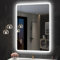 S'bagno 500 x 700 mm LED Illuminated Bathroom Bluetooth Mirror [IP44 Rated] Rectangular Backlit Wall Mounted Mirror with Touch Sensor Switch/Dimming Function/Demister pad …