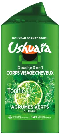 Ushuaïa Douche Visage Corps Cheveux Agrumes Verts