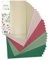 Netuno 25x Kreativ-Karton Frühling DIN A4 210 × 297 mm 5- farbig sortiert Fotokarton Mix buntes Blätter-Set Kartenset Tonzeichen-Karton Bastelkarton farbig Blankokarten DIY Kartenset Papier-Mix-Set