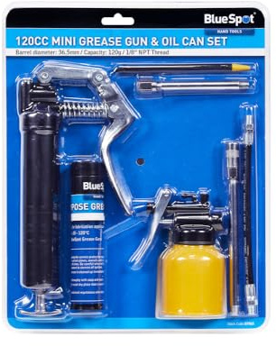 Blue Spot Tools 07965 120CC Mini Grease Gun & Oil Can Set