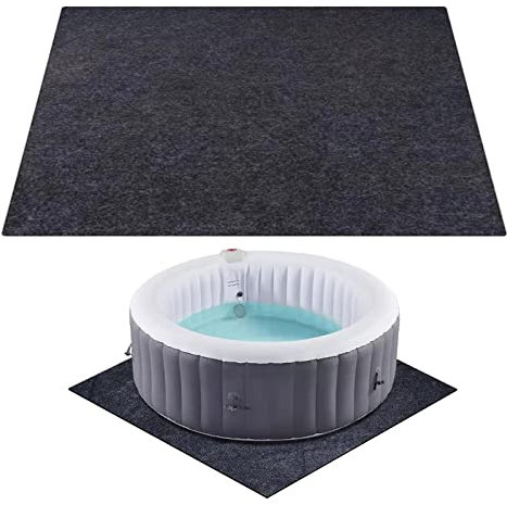 Teksome Tapis Gonflable pour | Protection pour Piscine Hors Sol | 188 x 183 cm - Absorbant l'eau - Base Sol - Coussin Protection Sol extérieur et intérieur