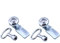 Electric Cabinet Door Lock, 2 Pcs Zinc Alloy Gas Meter Box Cam Lock with Key, Multifunction Meter Box Latch Kit for Wheelie Bin Elevator (Triangle Socket Key)