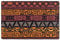 ESASAM Afrikanischer Schlamm-Tuch, Tribal-bedruckter Teppich – 91,4 x 61,9 cm & 183,9 x 121,9 cm – weicher Flanellstoff – saugfähig – lichtecht – rutschfeste Unterseite – vielseitige Heimdekoration