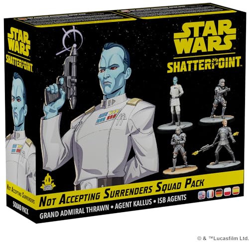 ATOMIC MASS GAMES, Star Wars: Shatterpoint – Not Accepting Surrenders (Kapitulation wird nicht angenommen), Squad-Erweiterung, Tabletop, 2 Spieler, ab 14+ Jahren, 90-120 Minuten, Deutsch, Mehrsprachig
