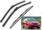 Scheibenwischerblätter Vorne Hinten Wischerblätter Für SEAT Ibiza 6J 2008-2012 Wischerblatt kit