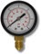 Lumonic I Manometer 0-10bar I 1/4 Zoll I Klasse 2,5 I Anschluss unten I Durchmesser 50mm I Druckmesser I für Druckluft und Wasser
