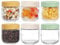 LIMILI Overnight Oats Jar, 6 Pcs 250ML Glass Jar with lid Wide Mouth for Cereal Yogurt Pudding, Breakfast, Salad Jars for Meal Prep