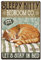 SUPERDANT Panneaux Métalliques Rétro Drôles de Chat Restons au Lit Panneaux en Étain Vintage pour Chat Décoration Murale pour Maison Bar Café Garage Hôtel Diner