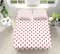 TACOKI 3D Punkte Spannbettlaken 90x200cm, Punkte Weiches Mikrofaser Bettlaken für Kinder, Bettlaken Spannbetttuch 90x200 bis 30 cm Matratzenhöhe mit 2 kissenbezüge c1710
