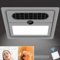 Vcyex extractor with remote control bathroom extractor fan blowing heating 2 gears, ventilation, temperature display, shower extractor fan with light suitable for bathroom toilet 13.8 * 13.8in