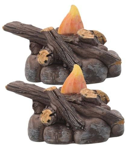 Angoily 2stücke Miniatur Dekoration Künstliches Für Und -landschaften Für Weihnachtsdekoration Camping-themenpartys Und Fantasievolle Szenen
