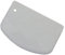 MLWSKERTY Grattoir en Plastique Flexible Pratique pour Banc Grattoir Cuisine Polyvalente Ménage Crème Gâteau Pizza Coupe pour Banc S