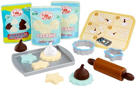 Little Tikes Creative Chefs Cookie Kit - Mit Speziellem Make-It! Mix Spielsand, 11 Zubehörteilen, Realistisches Rollenspiel-Keks-Backset, für Jungen und Mädchen ab 3 Jahren