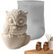Eule Silikonform Kerzenform, Silikonform Eulen Formen, Silikon Eulen Form Animal Silicone Molds, Tier Gießformen Silikon Seifengießform Für Desserts, Schokolade, Handwerk