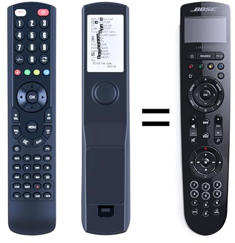 TCNOUMT Telecomando di ricambio compatibile con Bose Lifestyle 650/600 Media Center 743877-0010